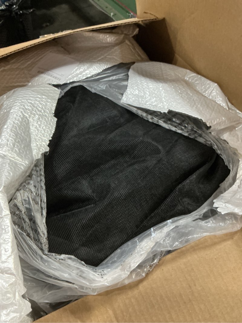 Condition photo showing Good Condition for covered outdoor gazebo mosquito netting replacement universal 4-panel sidewalls 8' x 8', outdoor gazebo mosquito nettings with double zipper, replacement for patio canopy, garden (mosquito net only) 8' x 8' khaki and black