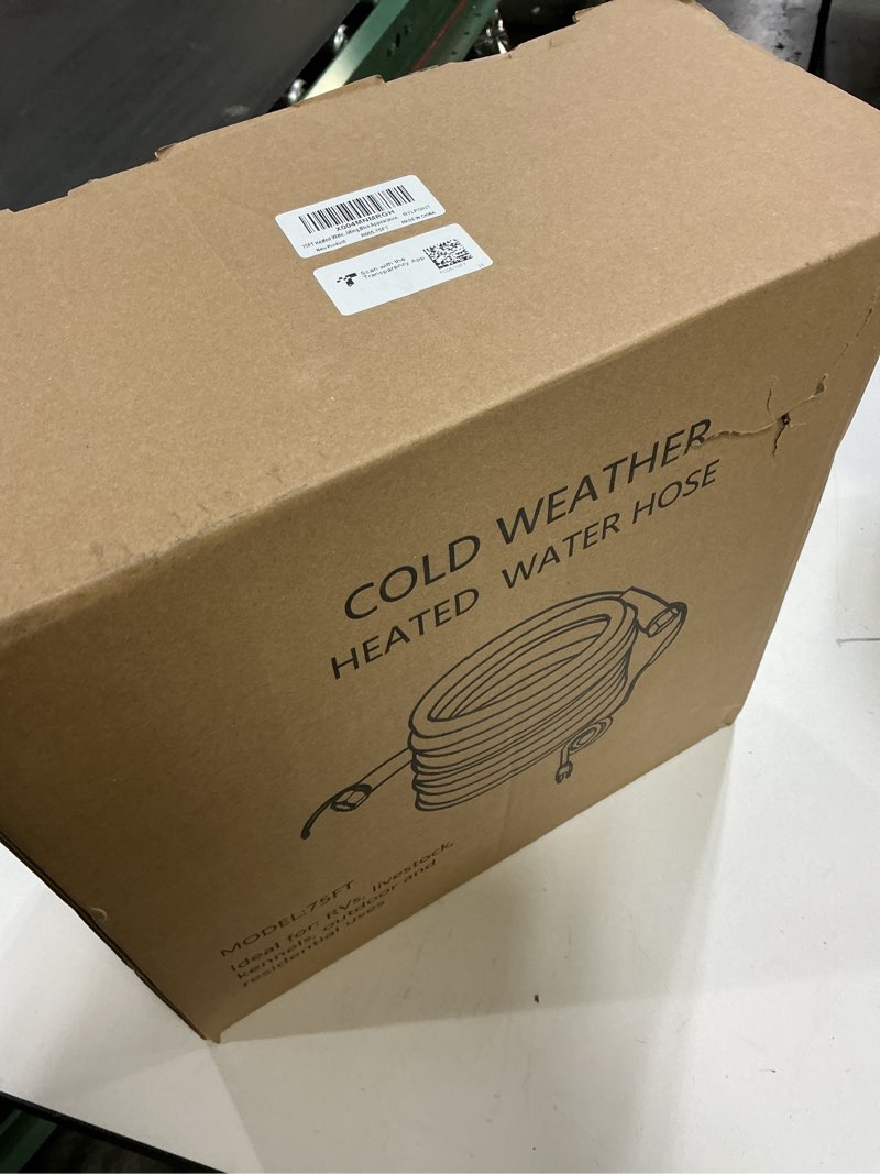 Condition photo showing Good Condition for 75FT Heated Water Hose for RV,Heated Drinking Water Hose,Lead and BPA Free,1/2"Inner Diameter,Temperatures Down to -47°F,Rv Accessories for Campers, Livestock, Agriculture