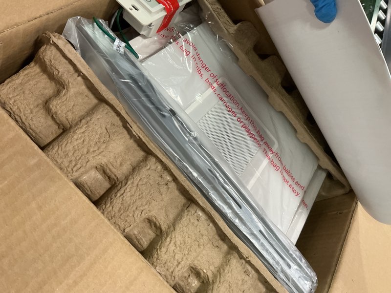 Condition photo showing Good Condition for homewerks worldwide 7130-04-bt bathroom fan bluetooth speaker, ceiling mount exhaust ventilation 1.5 sones 70 cfm, white speaker square bluetooth bath fan
