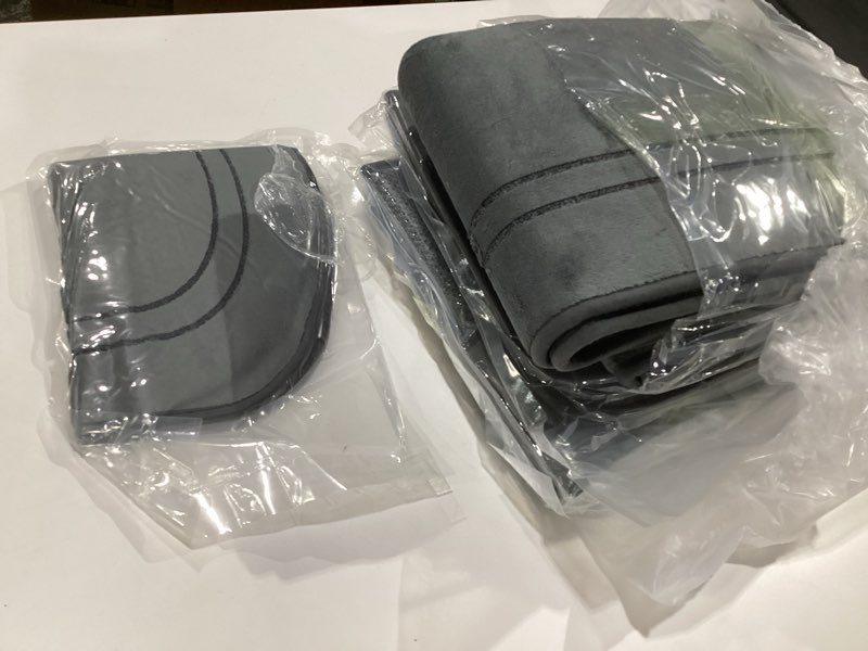 Condition photo showing Good Condition for YIHOUSE Dark Grey Memory Foam Bathroom Rug Set, Absorbent Non Slip Bath Mats for Bathroom Floor, Washable Dry Quickly 5 Piece 5pieces Dark Grey