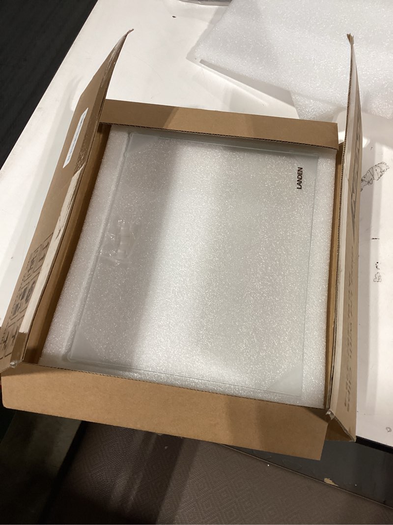 Condition photo showing New/Like New for landen 4mm thick clear glass aquarium lid, includes 4 clips for secure placement, 282 x 225mm(11.1x8.86 inches) for 290-294 mm inner length aquariums, adapted to cb303030, arf30 glass lid 282x225mm (1 pc)