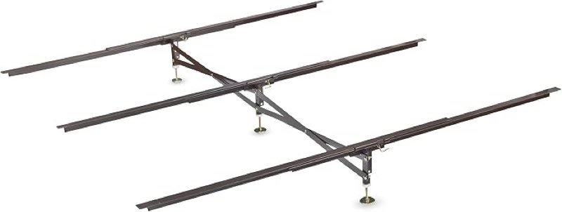 Glideaway FBA_GS-3 XS X Support Bed Frame System GS-3 XS Model 3 Cross Rails and 3 Legs - Strong Center Support Base for Full Queen and King Mattress Box Springs and Bed Foundations