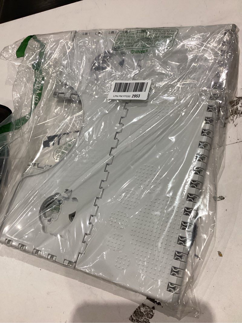 Condition photo showing As Is for Foldable Toilet Stool, 7inches Healthy Bathroom Squatting Posture Poop Stool with Anti-Slip Feet, A Good Helper to Effective Relief of Constipation, Easy to Storage Toilet Squat Stool. Light Gray