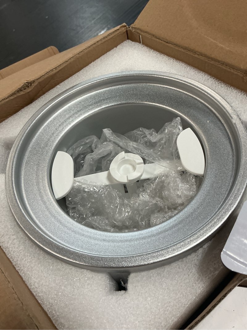 Condition photo showing Good Condition for ice cream maker attachment for kitchenaid mixers, fits kitchenaid 4.5/5qt & 6qt stand mixers, frozen ice cream & sorbet gelato maker for kitchenaid, 2 quart, white(machine/mixer not included)