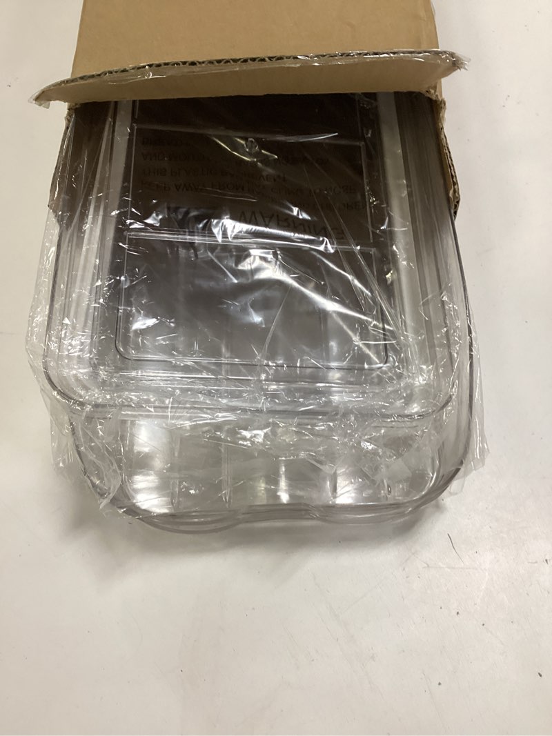 Condition photo showing item condition for Egg Holder for Fridge, Automatic Rolling Egg Organizer for Refrigerator, Clear Plastic Egg Container & Tray, Stackable Dispenser and Storage Bin with Sturdy Lid to Saving Space -2 Layer 2 Layer Holder 28 Eggs