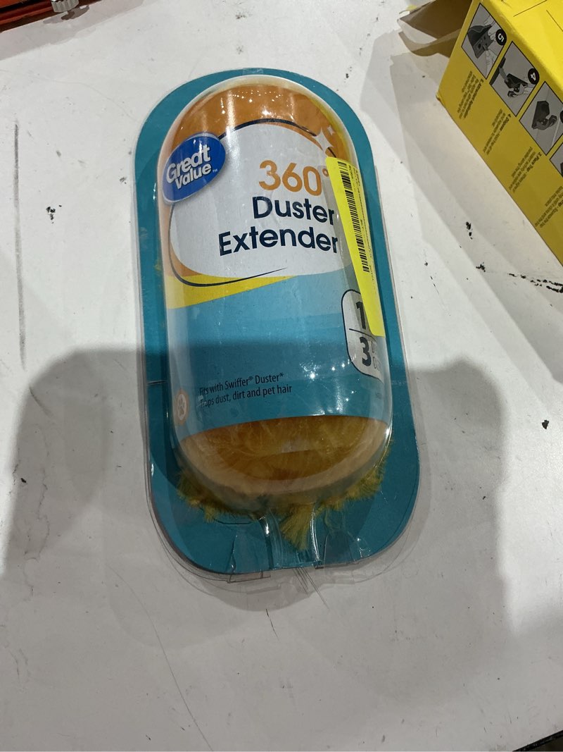 Condition photo showing As Is for no stick great value 360° duster extender, 1 count