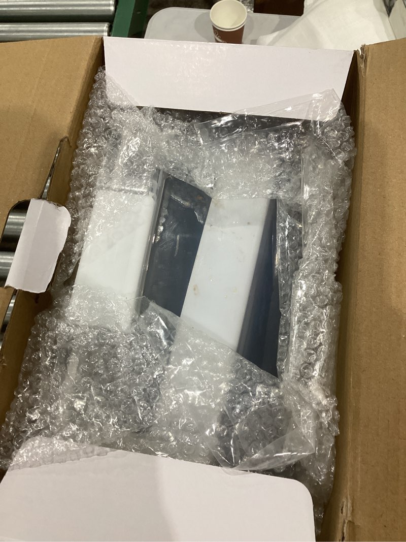 Condition photo showing As Is for Cupcake Carrier, EXTRA LARGE LID, White Cupcake Holder Carries 24 Standard-Size Cupcakes, Muffin Traveler Two Tier Stand Reusable Cupcake Box