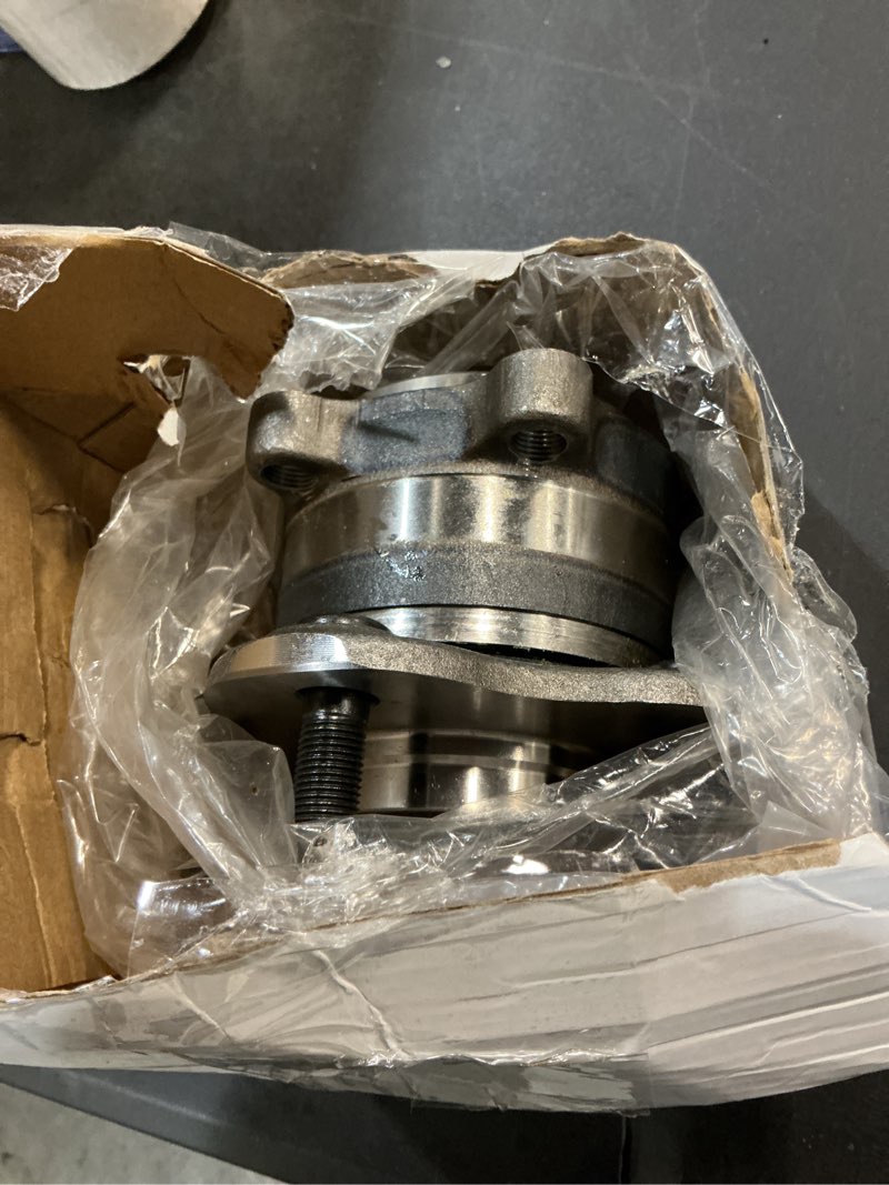 Condition photo showing As Is for parod 512388 rear wheel bearing and hub assembly compatible with 07-08 nissan altima,09-19 maxima,15-16 murano,13-19 pathfinder,13 infiniti jx35,14-19 infiniti qx60,11 mitsubishi rvr 5lugs w/abs