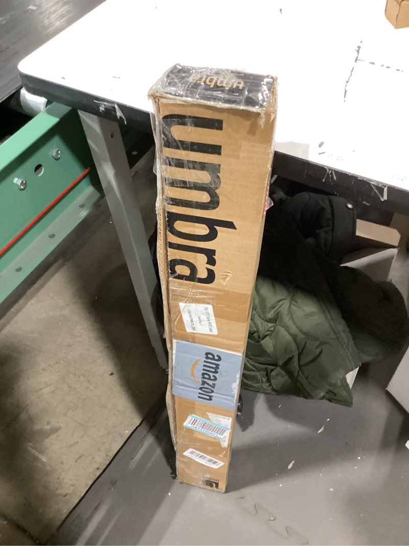 Condition photo showing Good Condition for Similar product Umbra Cappa Modern 1\" Curtain Rod, Includes 2 Matching Finials, Brackets & Hardware, Brass 36” to 66” Gold