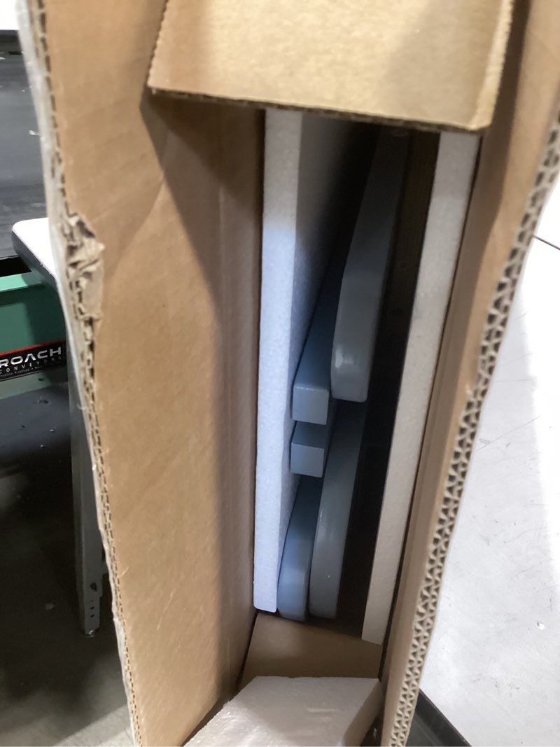 Condition photo showing New/Like New for Foldable Kitchen Tower, Height Adjustable Standing Tower for Toddlers Learning New Skills, Wooden Kids Kitchen Stool Helper with Safety Rails- Ages 18 Months to 6 Years-Grey Gray