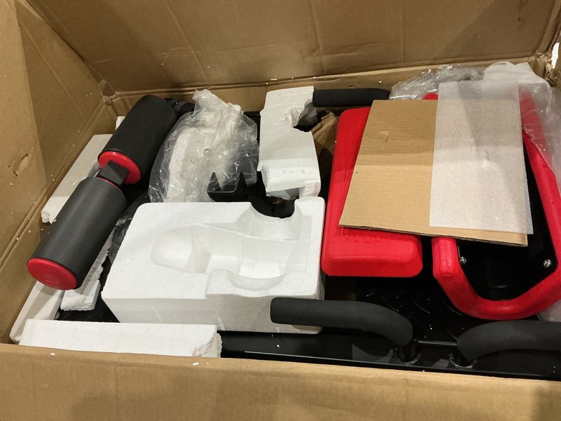 Condition photo showing Good Condition for yes4all hip thrust machine including resistance bands, glute machine sissy squat machine, hip thrust bench for glute training red