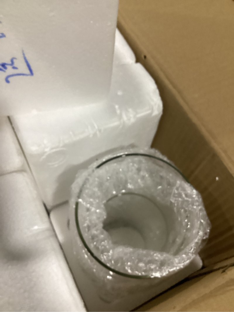 Condition photo showing Good Condition for phosphor hurricand candle holder 18 pcs, glass pillar candle holder, clear glass cylinder candleholder glass cylinder vase for centerpieces wedding party decoration clear 18pcs