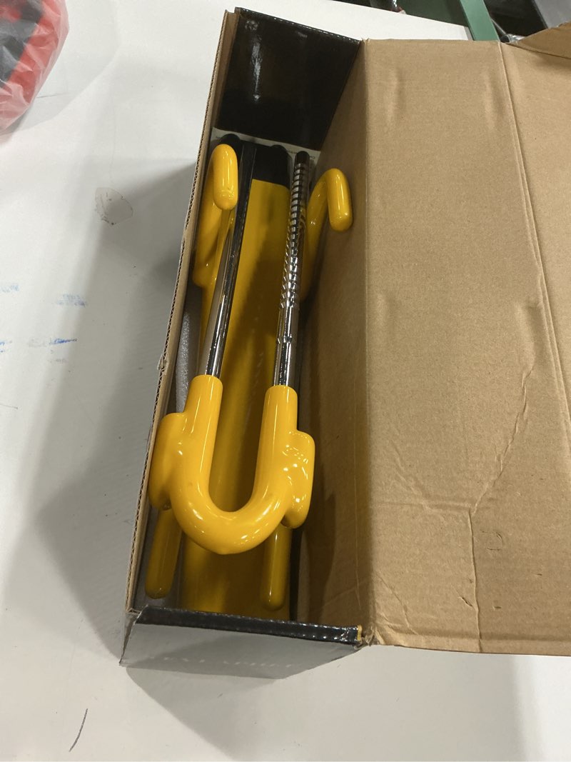 Condition photo showing Good Condition for tevlaphee steering wheel lock - heavy duty antitheft device and car security lock with adjustable locking and 3 keys - great vehicle and truck deterrent (yellow)
