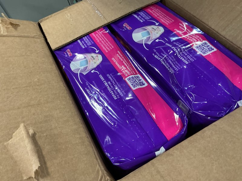 Condition photo showing Good Condition for pull-ups girls' potty training pants, size 5t-6t training underwear (46+ lbs), 80 count 5t-6t 80