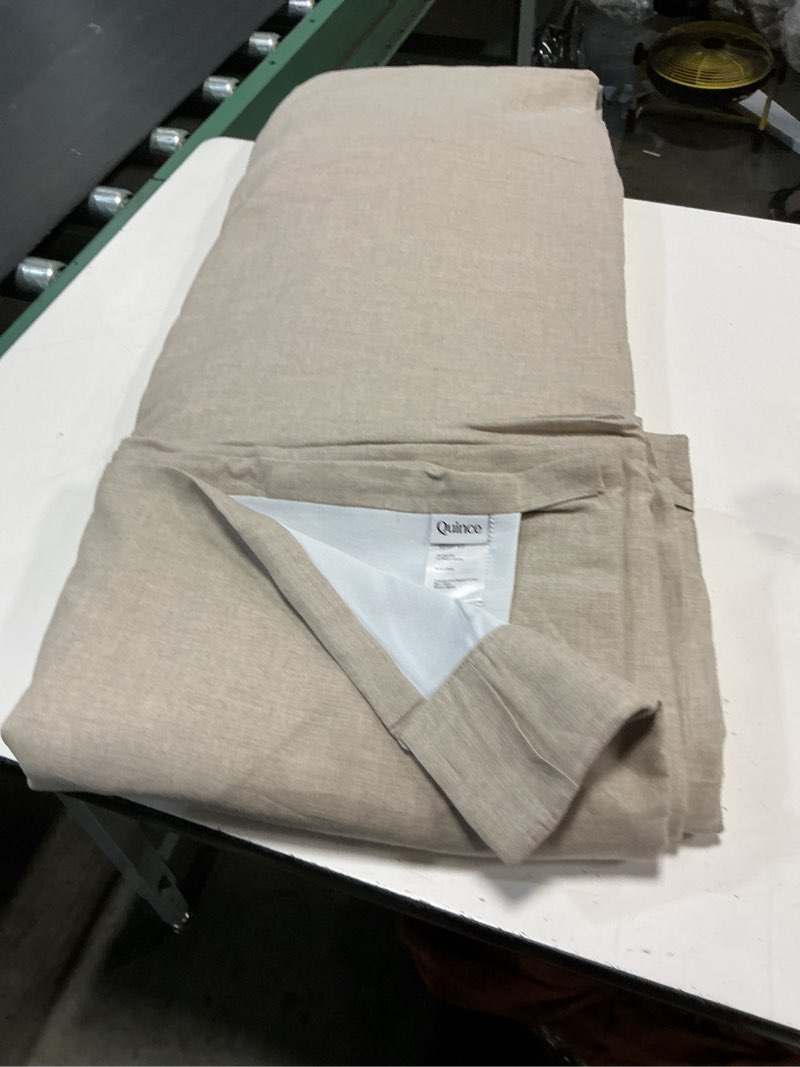 Condition photo showing Good Condition for textured cotton curtain 96in x120in 