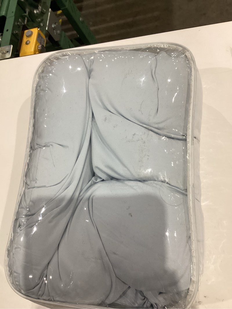 Condition photo showing Good Condition for Baby Lounger - Baby Lounger for Newborn, 0-24 Months, Infant Lounger for Home and Travel, Soft Cotton, Baby Nest Lounger, Newborn Babies Essentials Gifts, ZumaBlue (Lounger Cover Included) Zuma Blue