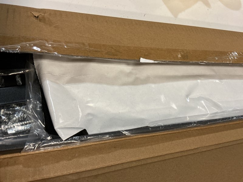Condition photo showing New/Like New for Adjustable Fireplace Smoke Guard, Fireplace Hood Heat Deflector 6 inches Height, for 28 to 48" Fireplace Hood Heat Shield,Heat Shield for TV Above Fireplace,with Insulation Cotto