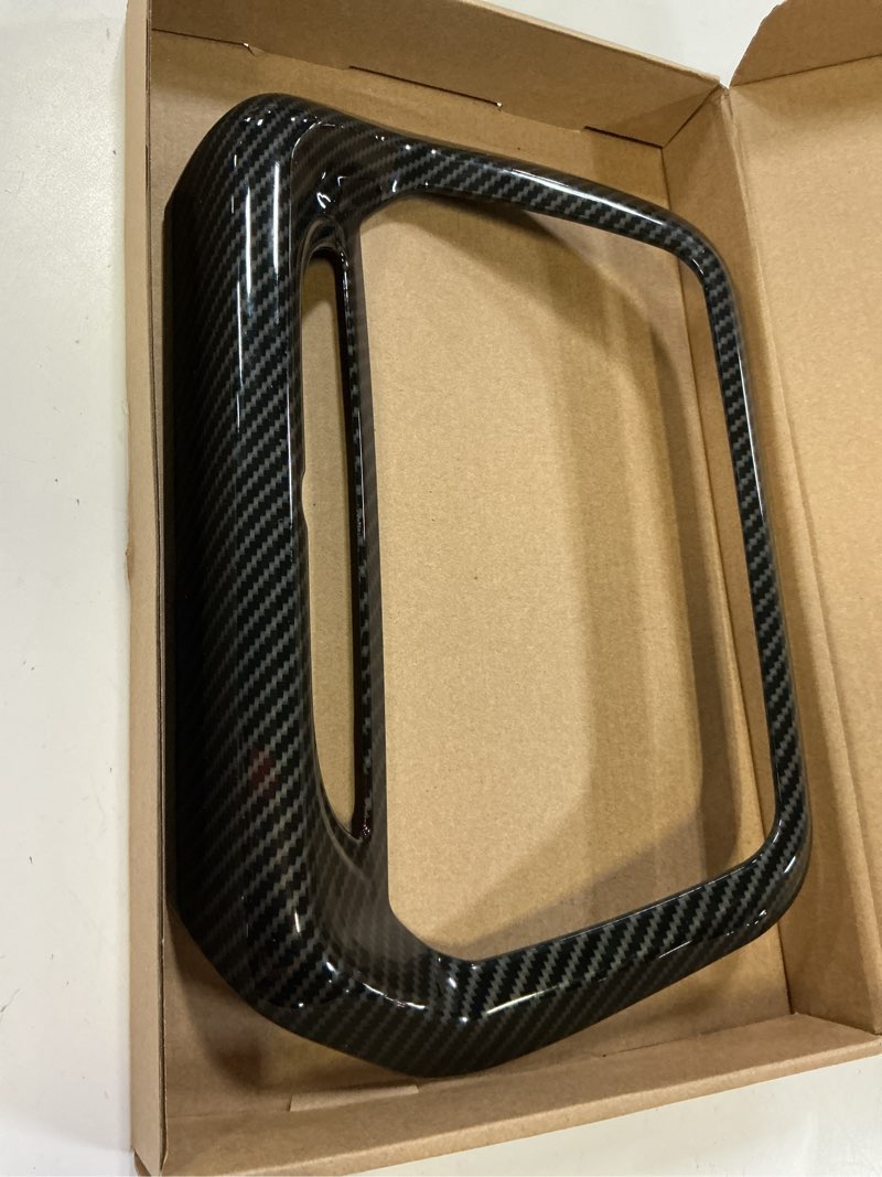 Condition photo showing New/Like New for rt-tcz navigation gps large screen panel frame cover carbon fiber interior accessories for chevrolet camaro 2017 2018 2019 2020 2021 2022 (carbon fiber grain)