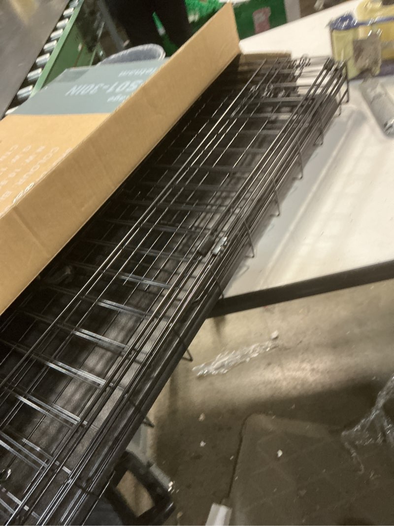 Condition photo showing Good Condition for DUMOS Dog Crate, 30 Inch Medium Single Door Dog Cage with Plastic Leak-Proof Pan Tray, Folding Metal Wire Pet Kennel for Indoor, Outdoor, Travel 30"L x 17.5"W x 19.75"H Single Door