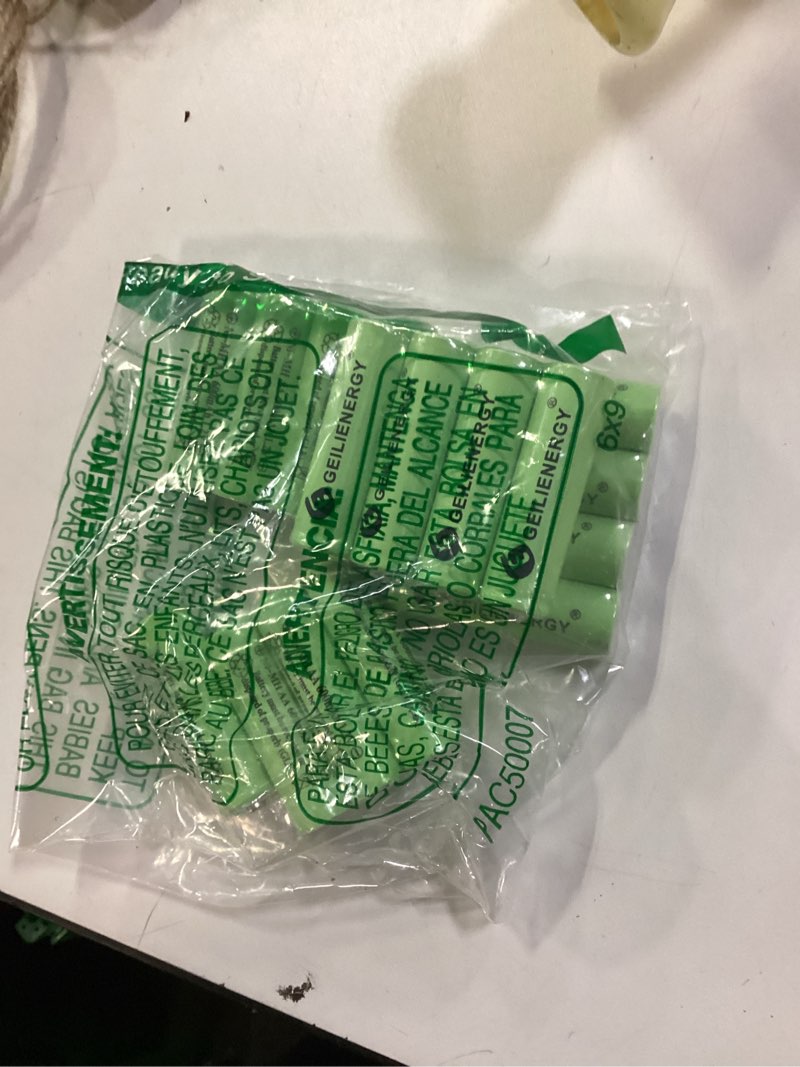 Condition photo showing New/Like New for AA Ni-MH 600mAh 1.2V Double A Pre-Charged Rechargeable Batteries forGarden Landscaping Outdoor Solar Lights, String Lights, Pathway Lights(AA-600mAh-16pack) 16-Pack AA 1.2V 600mAh Solar Lights Batteries