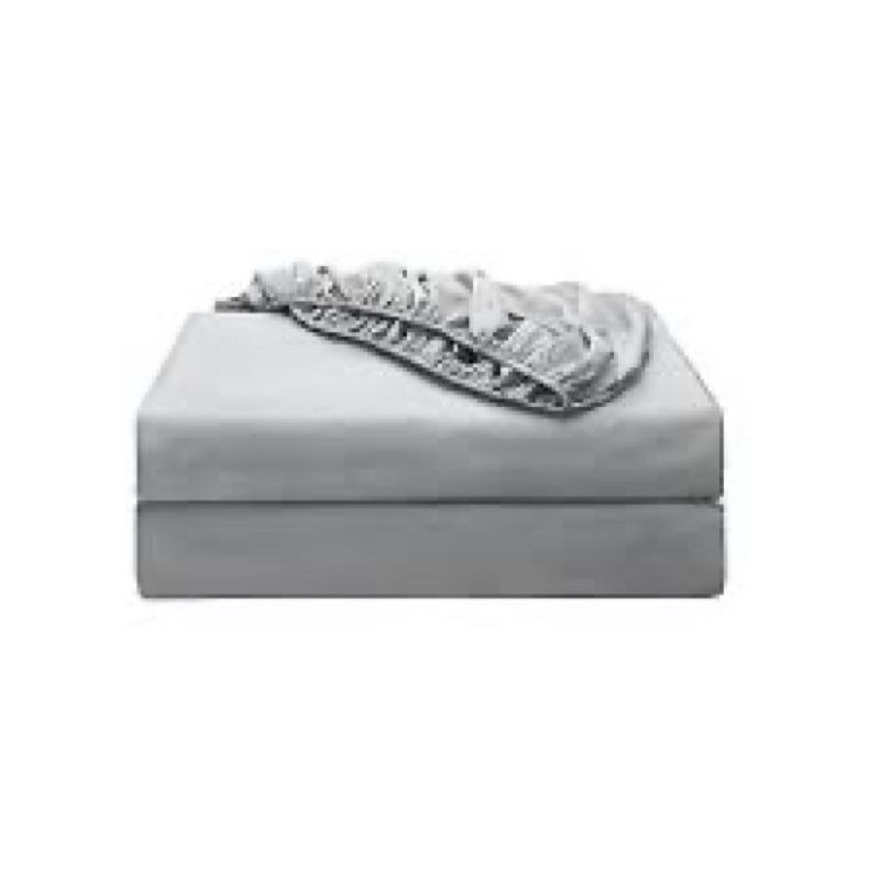 2-Pack Pure Cotton Fitted Sheet Queen Size, 600 Thread Count 16" Deep Pocket Egyptian Cotton Fitted 