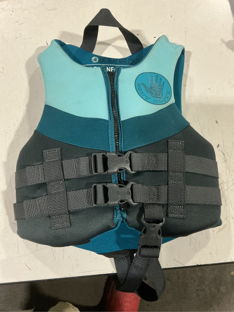 Condition photo showing Good Condition for body glove youth neoprene pfd life jacket and vest, boy, 55-88 lbs., blue