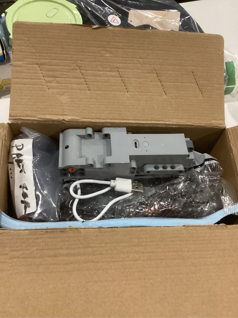 Condition photo showing Good Condition for STEM Building Toys for Kids 6-12, 5in1 Remote & APP Controlled STEM Robot Car Tank Building Kit, 600 Pcs DIY Educational Building Blocks Set for Kids Science Learning, Boys Girls Birthday Gifts Ideas Orange Black-5in1