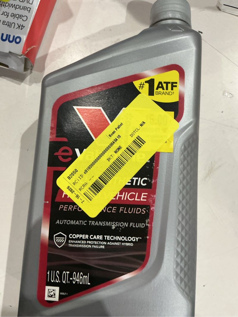 Condition photo showing Good Condition for valvoline full synthetic hybrid vehicle automatic transmission fluid & nbsp1 us quart