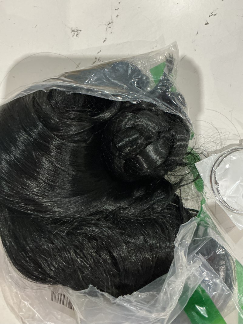 Condition photo showing Good Condition for topcosplay girls black purple double braid cosplay wig halloween party costume wig