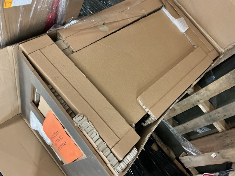 Condition photo showing As Is for style selections morriston 30-in light brown undermount single sink bathroom vanity with white engineered stone top