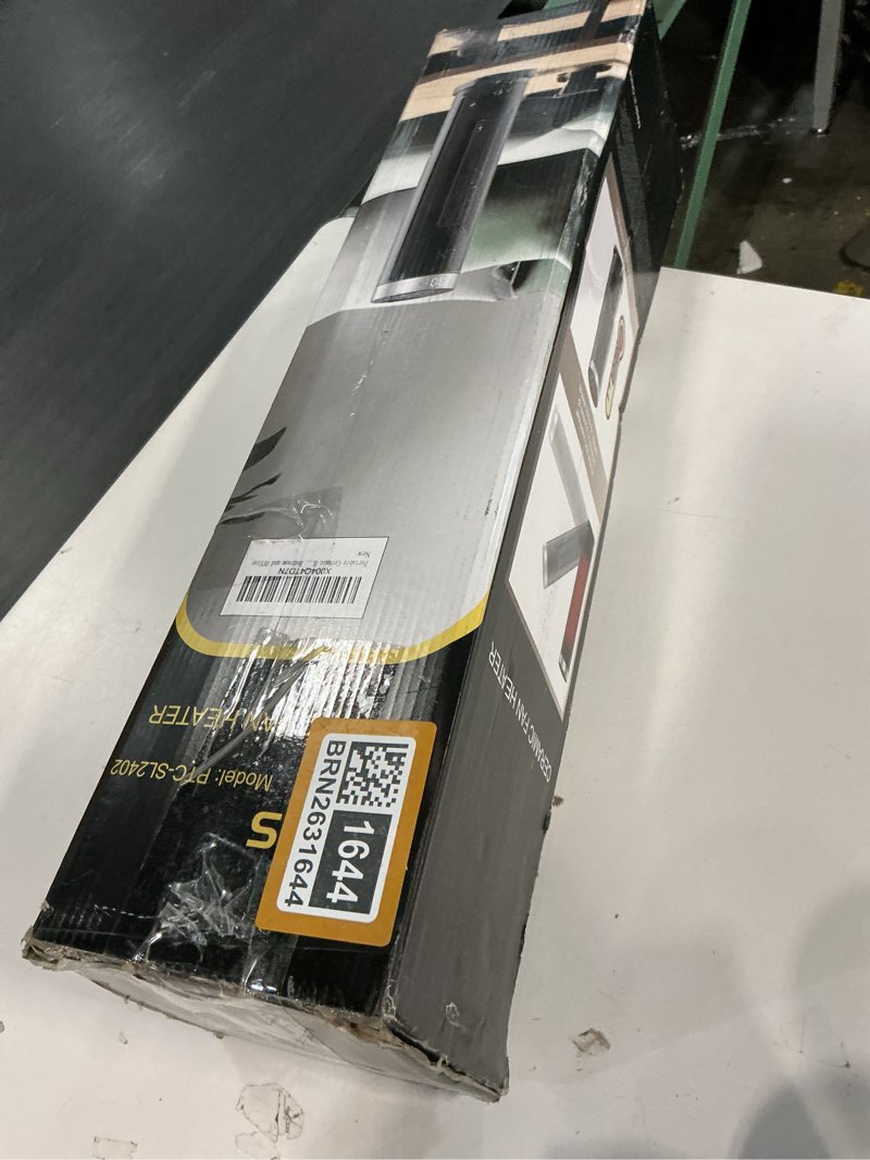 Condition photo showing Good Condition for Space Heater for Indoor Use with Remote - 70° Oscillating Tower Electric Heater, 24 Inchs, 12H Timer, 1500W Quiet PTC Ceramic Heating with Thermostat, Fast Safety Heat for Office, Home, Bedroom