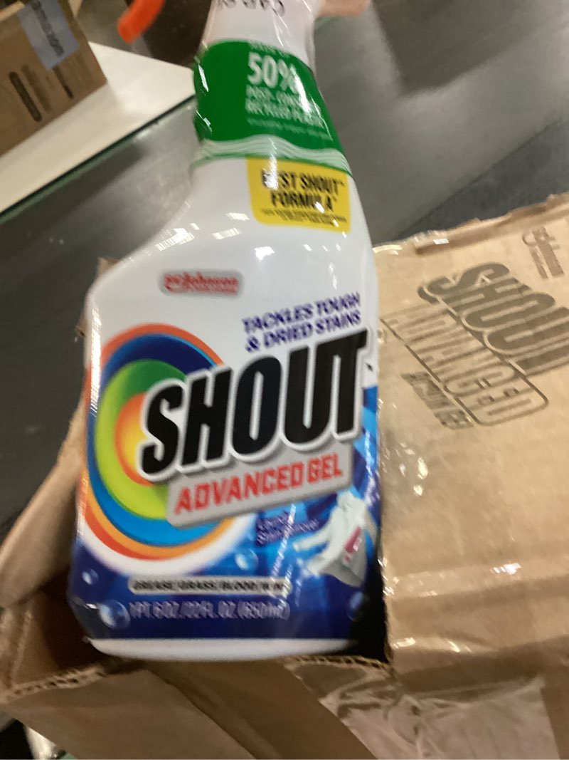 Condition photo showing New/Like New for Shout Laundry Stain Remover Spray (Pack of 8) 176 Fl Oz (Pack of 1)