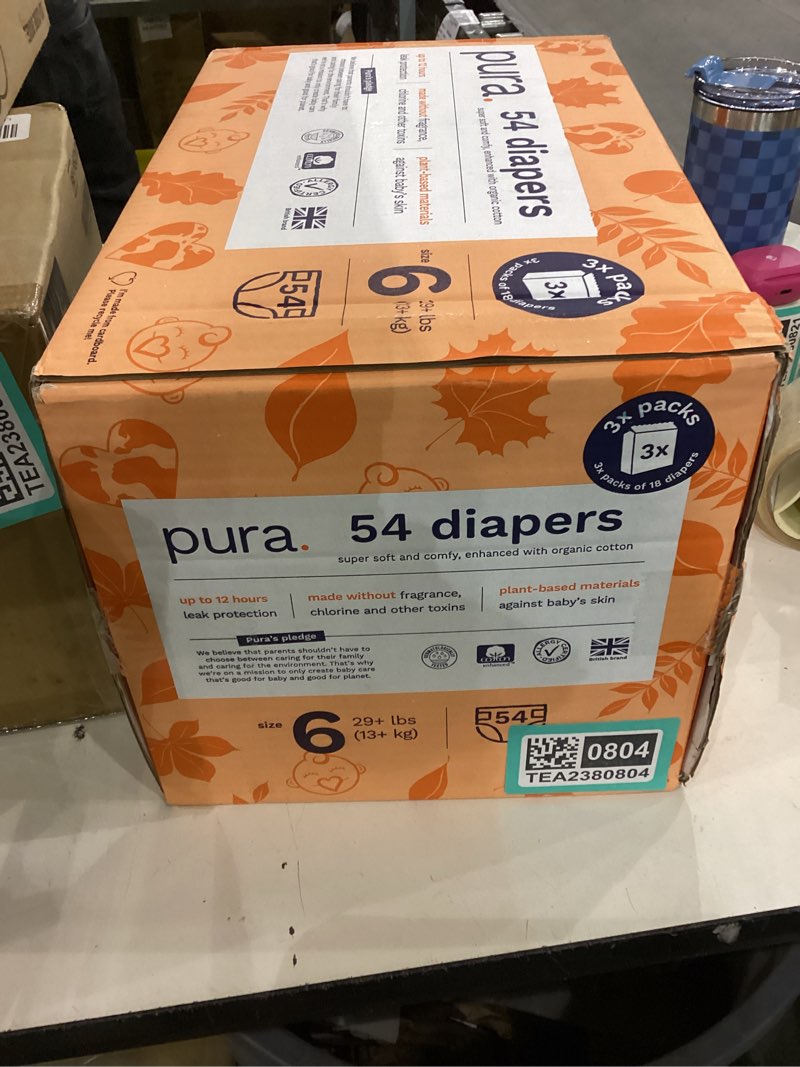 Condition photo showing New/Like New for Pura 54 diapers size 6