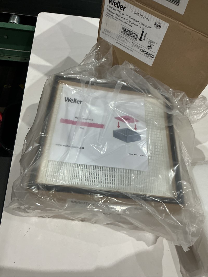 Condition photo showing Good Condition for filter set: compact filter particle filter h13 and activated carbon granules-filter with 10 pre-filter f7 for zero smog tl