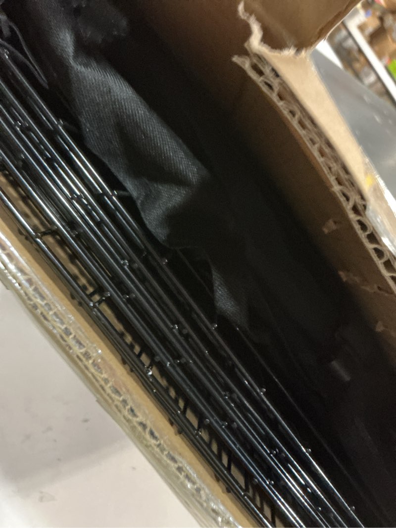 Condition photo showing Good Condition for PJYuCien Dog Playpen - Metal Foldable Dog Exercise Pen, Pet Fence Puppy Crate Kennel Indoor Outdoor with 8 Panels 24”H & Bottom Pad for Small Medium Pets Black 24''H Playpen+Bottom Pad