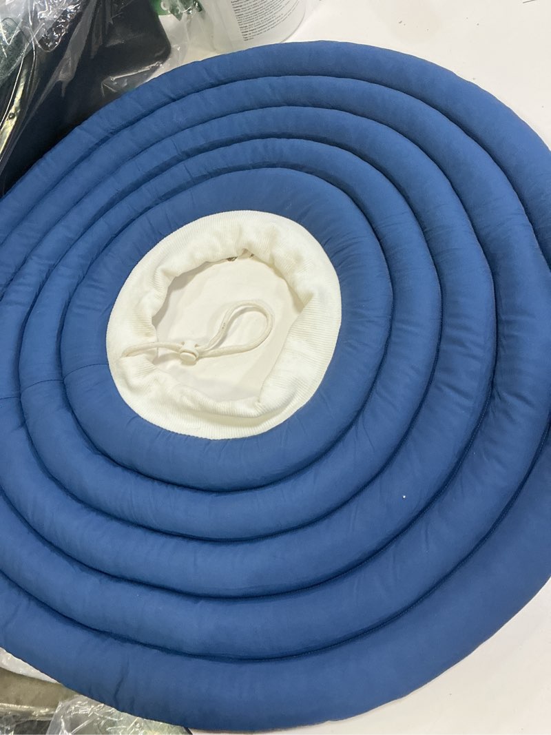 Condition photo showing As Is for Dog Recovery Collar Soft Protective Cone Collar for Dogs and Cats After Surgery, Blue, X-Large