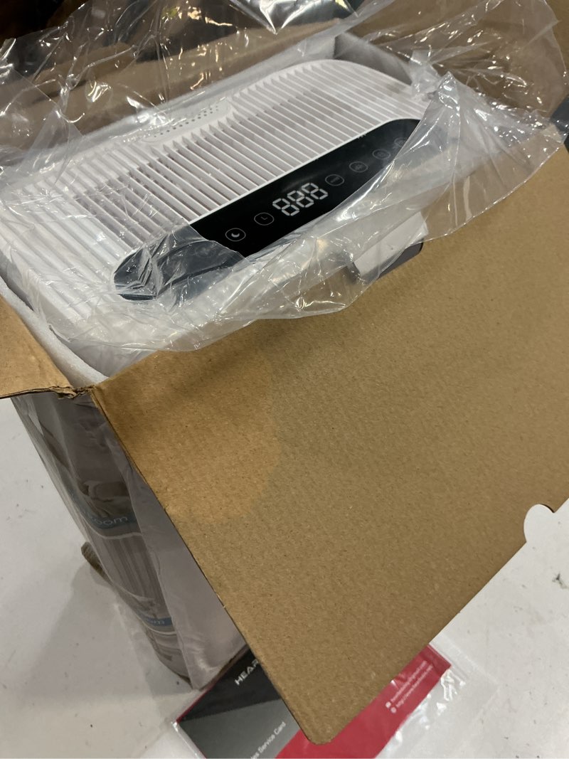 Condition photo showing Good Condition for air purifiers for home large room up to 3000sq.ft with washable filters, pm2.5 air quality sensors, h13 hepa double-sided 8x, air cleaner for bedroom, dust, pets, smoke, pollon white