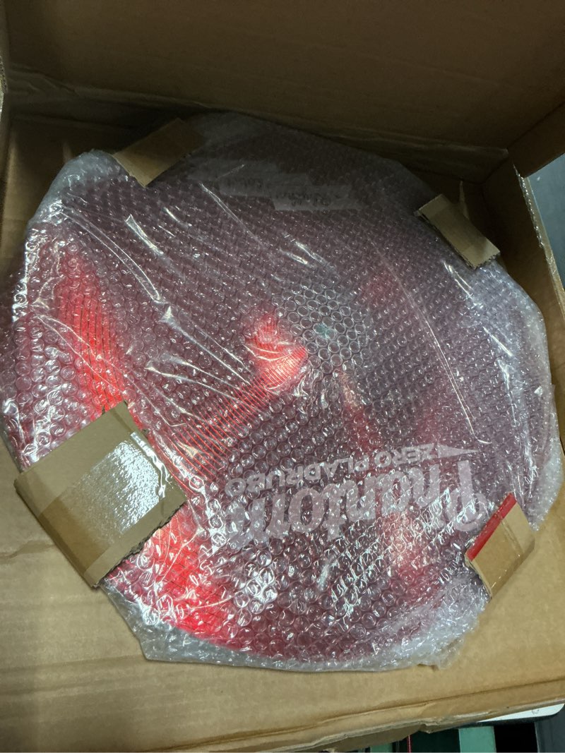 Condition photo showing New/Like New for titanium color cymbals set – 7-piece drum cymbal pack for acoustic kits – red/blue/black – lightweight, durable & stage-ready – direct from manufacturer (red)