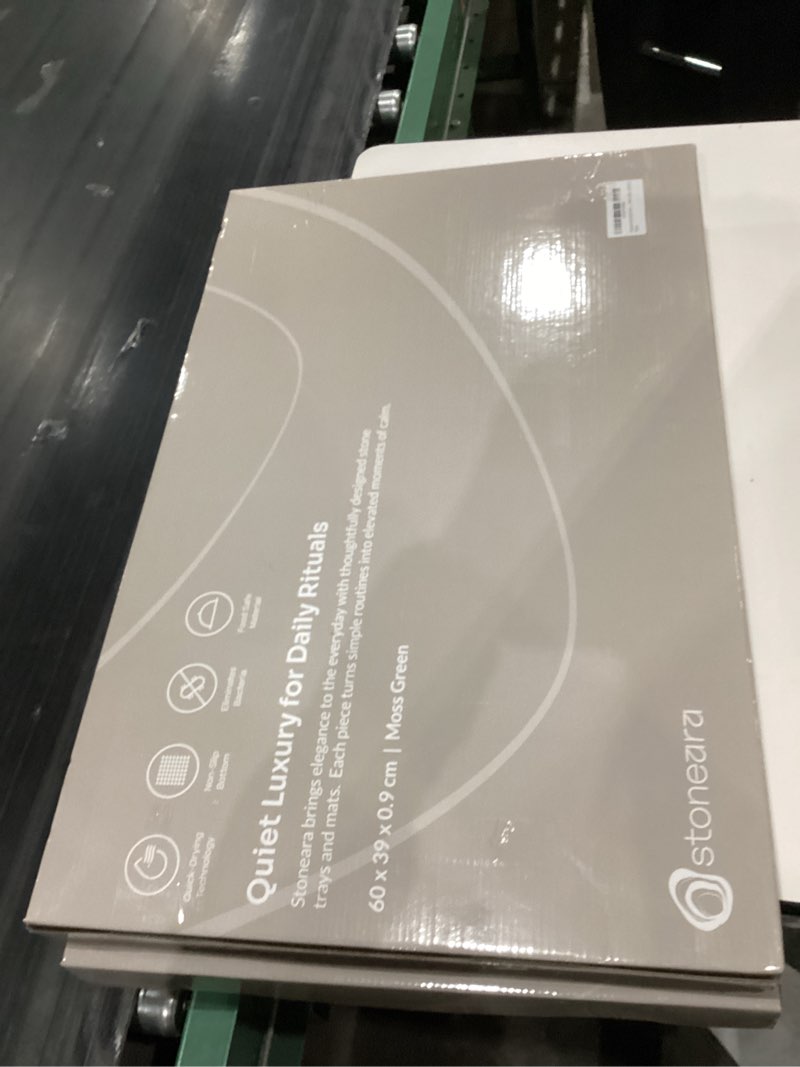 Stoneara Stone Bath Mat – Quick-Dry Diatomaceous Earth Bathroom Mat, Ultra-Absorbent Non-Slip Bath S