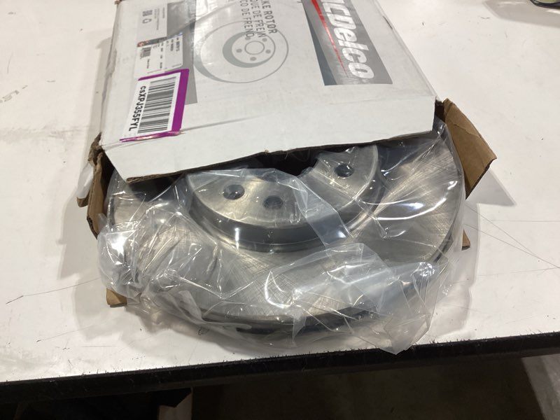 Condition photo showing Good Condition for acdelco silver front brake rotor 18a2822a | gm 88878113 brake rotors for select chevrolet bolt euv, bolt ev, sonic, chevy cruze, volt, and more