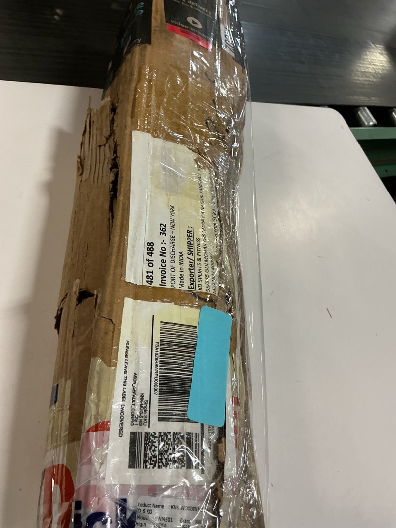 Condition photo showing As Is for Indian Gada Design Traditional Rosewood Mugdar Gada Club for Fitness & Strength Training | Handcrafted | Made in India | 1 Piece 4 kg or 8.80 lbs