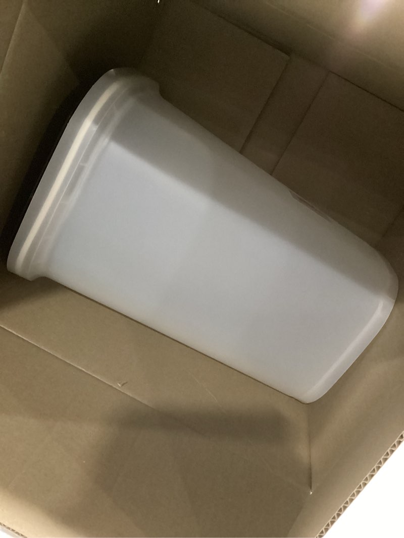 Condition photo showing As Is for IRIS USA Pet Food Storage Container 25 lbs, Premium 60% Improved Airtight Seal with Air Valve, 2 Cup