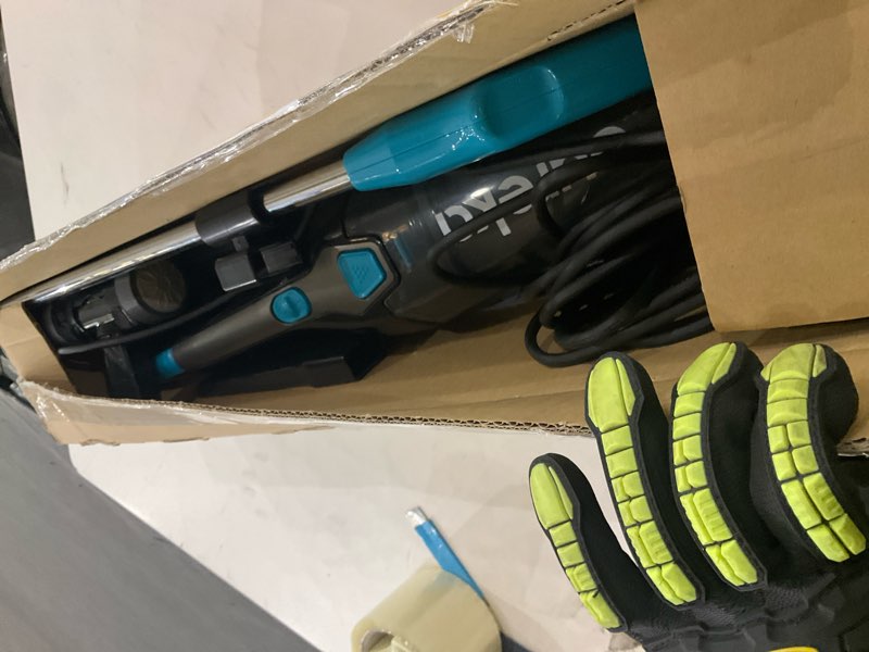 Condition photo showing As Is for Eureka NES215A Blaze 3-in-1 Swivel Handheld & Stick Vacuum Cleaner, Blue