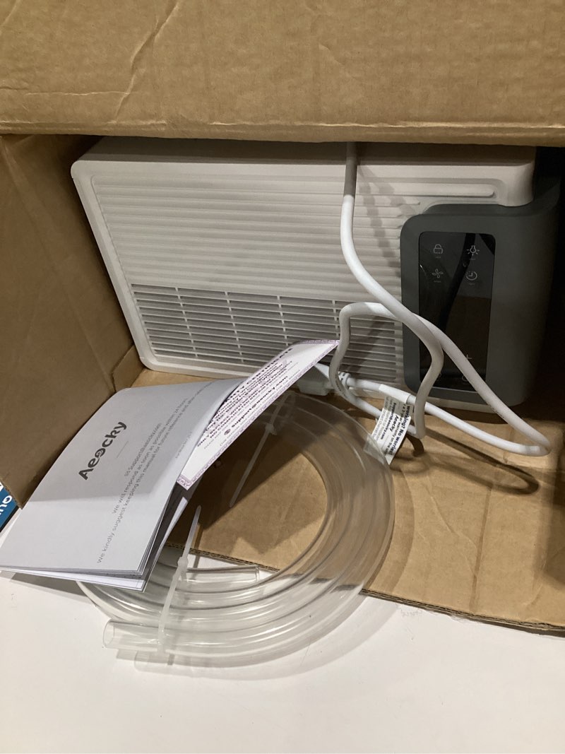Condition photo showing Good Condition for 4500 Sq.Ft Most Efficient Energy Star 2025 Dehumidifier,AEOCKY Max 80 Pint/D(Standard 56Pint/D) Smart Compressor Dehumidifier with Drain Hose, Intelligent Humidistat,for Basement,Bedroom,Home,Bathroom White
