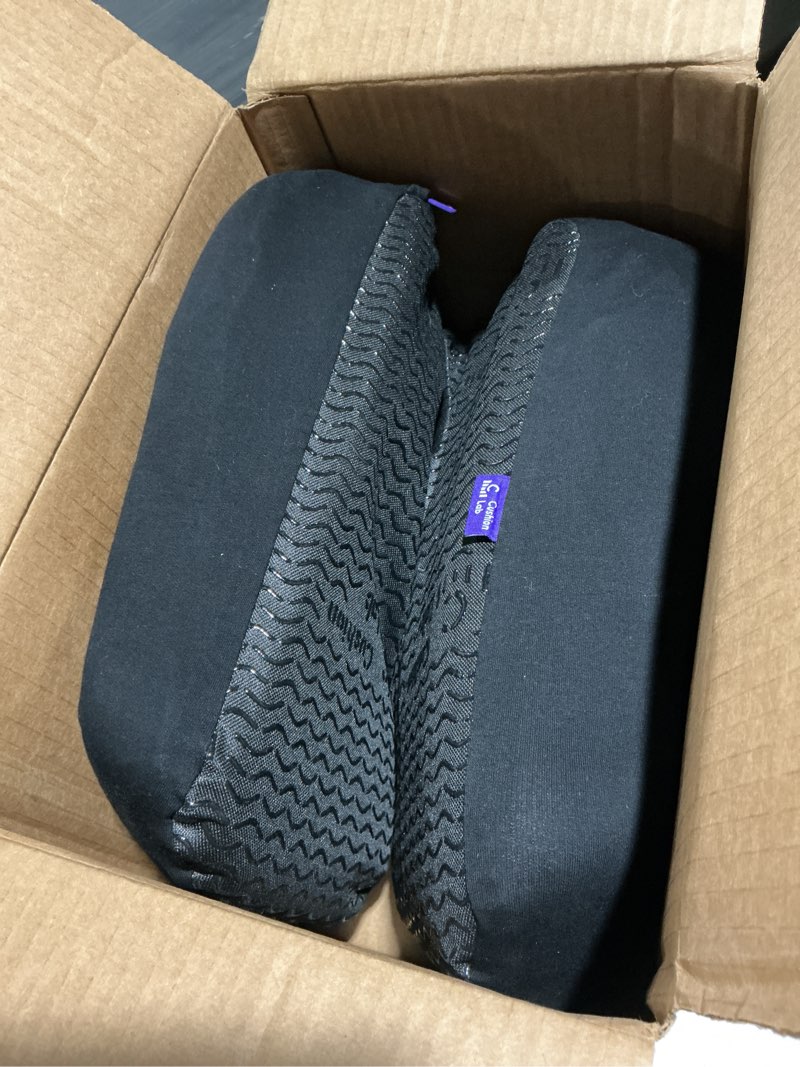 Condition photo showing Good Condition for Cushion Lab Patented Pressure Relief Seat Cushion for Long Sitting Hours on Office & Home Chair - Extra-Dense Memory Foam for Soft Support. Car Pad for Hip, Tailbone, Coccyx, Sciatica - Black