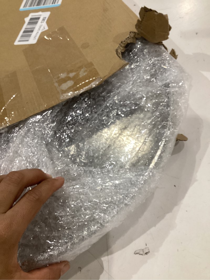 Condition photo showing Good Condition for thenshop 8 pieces 16 inch pizza pans bulk stainless steel sets round bakeware pizza trays for oven kitchen baking home restaurant safe sturdy reusable easy clean(matte silver) matte silver 16 inch 8