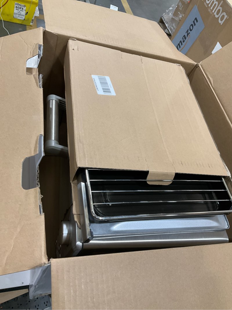 Condition photo showing As Is for Breville BOV450XL Mini Smart Countertop Oven and Toaster Oven, Small, Brushed Stainless Steel