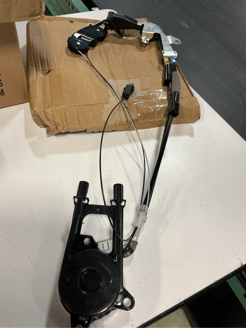 Condition photo showing As Is for 85015-08011 passenger right electric sliding door wiring harness compatible with toyota sienna 2011 2012 2013-2018 2019 2020 door motor bracket cable linkage assembly replace 85015-08010 85015-08011 right