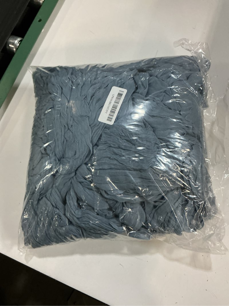 Condition photo showing Good Condition for 12pack dusty blue cheesecloth table runner 10ft gauze table runner blue cheese cloth table runners long sheer fabric tablerunners for wedding party bridal shower thanksgiving christmas dusty blue 12 pack 20 x 120 inch