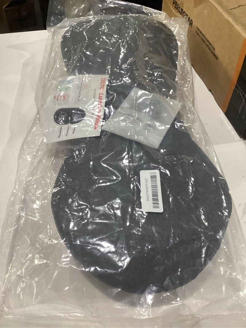 Condition photo showing New/Like New for 3 in 1 lumbar pillow?smooth triple fusion electric back massager with vibration & heat for bed,chair